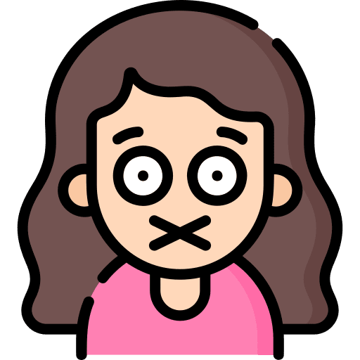 Quiet emoji long hair smileys icon Quiet emoji long hair smileys icon