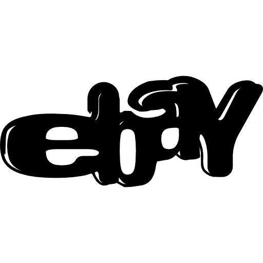 Ebay sketched logo commercial sketched e-commerce icon