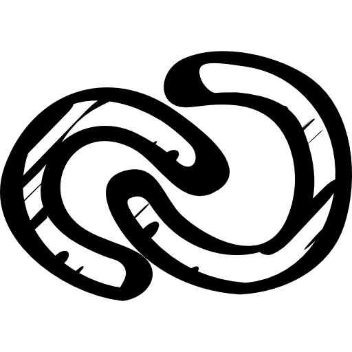 Link sketched outline links sketch interface icon