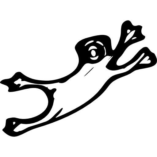 Jumptags sketched social symbol sketched logo outline icon