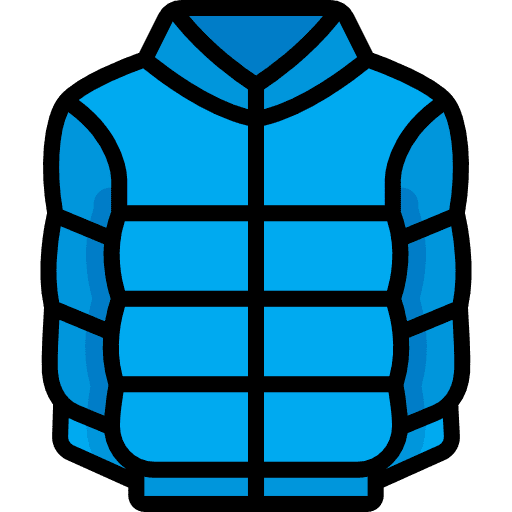 Jacket jacket clothing garment icon