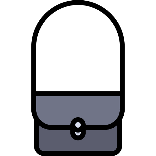 Hand bag bags outlined fashion icon