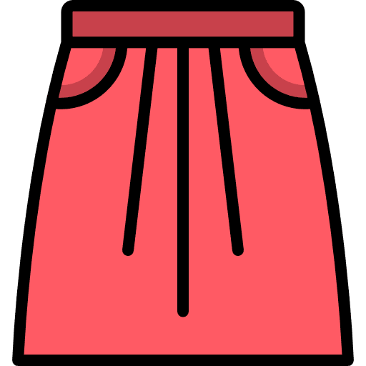 Skirt clothes femenine garment icon