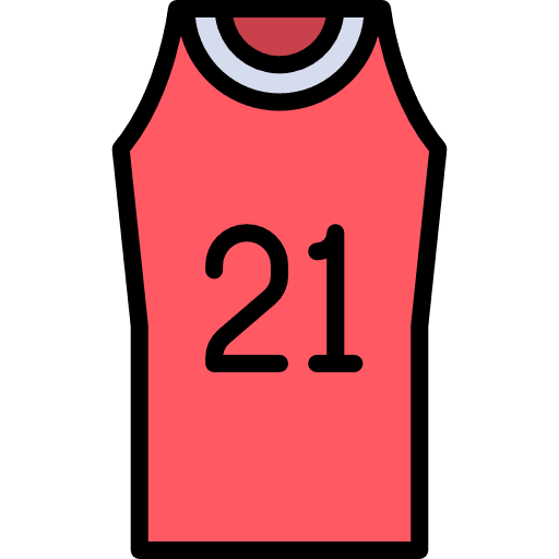Basketball jersey sports shirt team sports icon