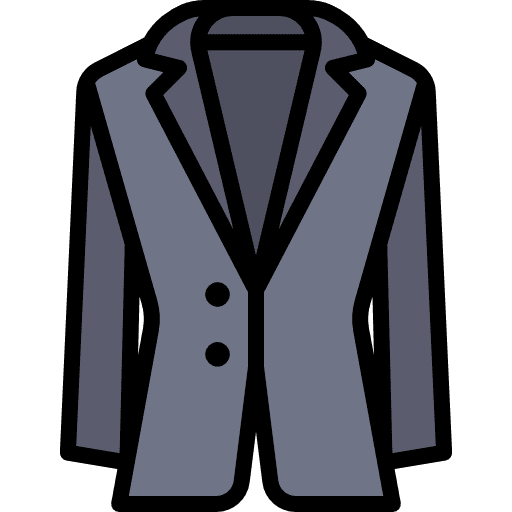 Jacket jacket winter overcoat icon