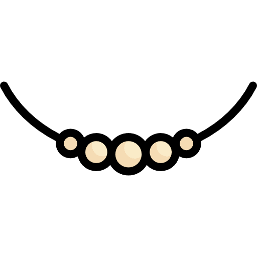 Necklace femenine earrings necklace icon