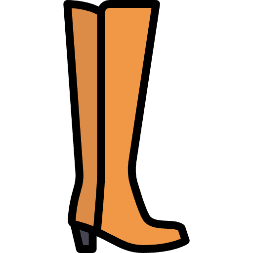 Boot femenine footwear boot icon