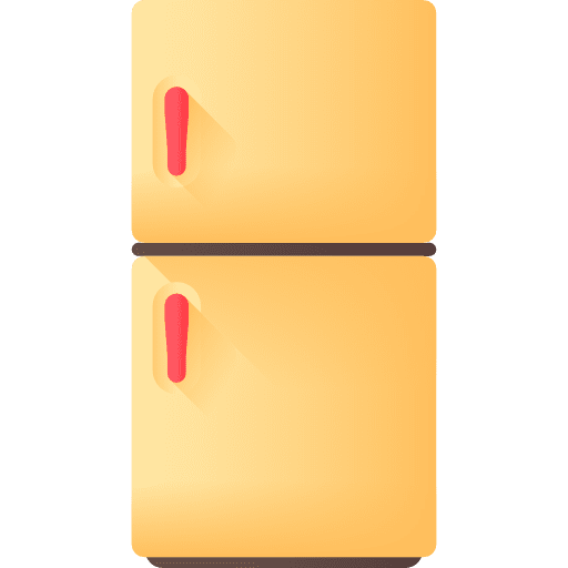 Refrigerator cold kitchenware electronics icon