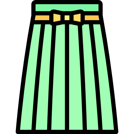 Skirt garment clothing femenine icon