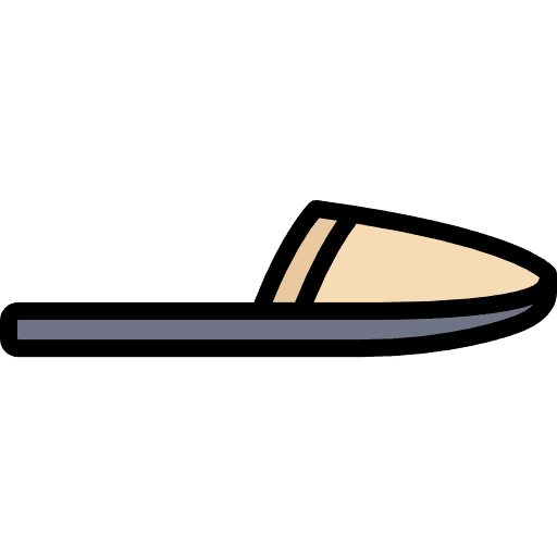 Slipper slipper comfortable footwear icon