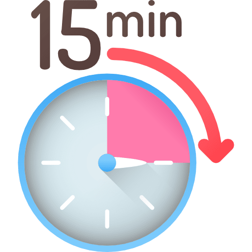 Timer curve time circular arrow icon