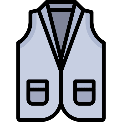 Vest vest man masculine icon