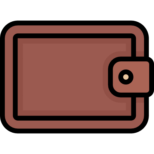 Wallet wallet money holder icon