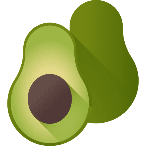 Avocado vegetables food and restaurant fruit icon Avocado vegetables food and restaurant fruit icon