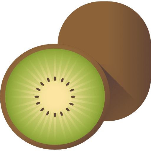 Kiwi vegan organic fruit icon Kiwi vegan organic fruit icon