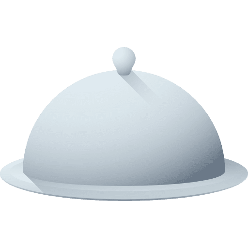 Restaurant plate food salver icon Restaurant plate food salver icon