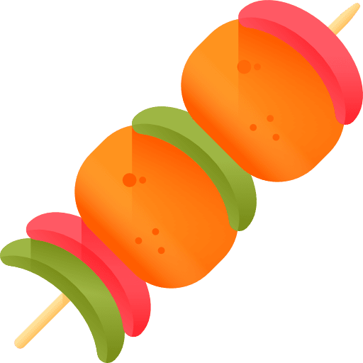 Brochette skewer barbecue bbq icon Brochette skewer barbecue bbq icon