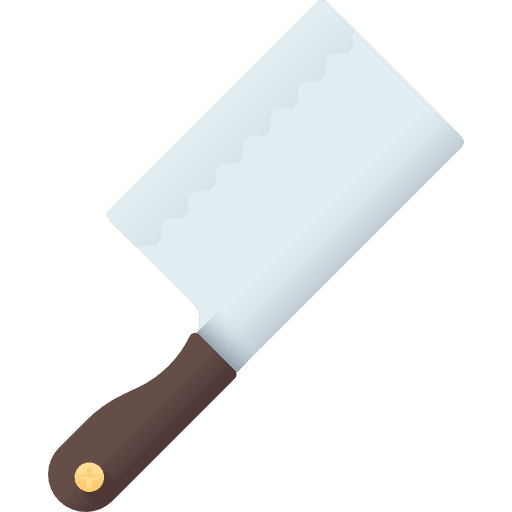 Cleaver butcher knife kitchen tools butcher icon Cleaver butcher knife kitchen tools butcher icon
