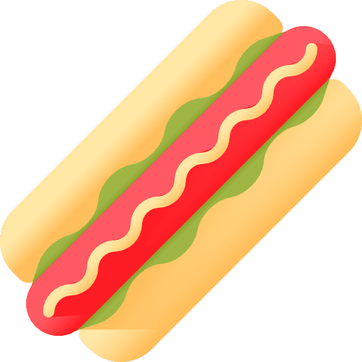 Hotdog sandwich ketchup fast food icon Hotdog sandwich ketchup fast food icon