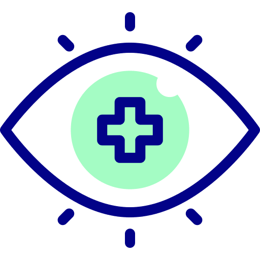 Eye eye healthcare and medical checkup icon