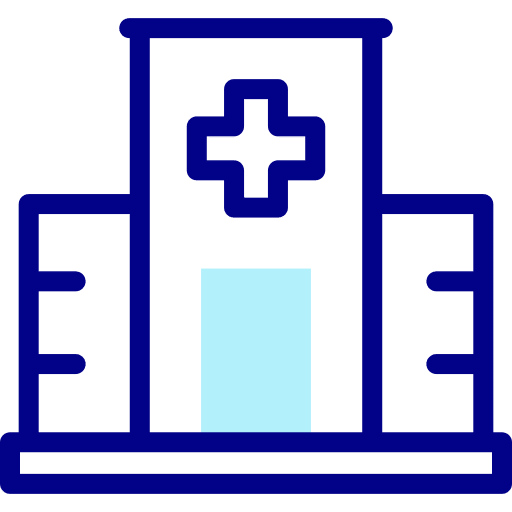Hospital healthcare and medical medical assistance urban icon