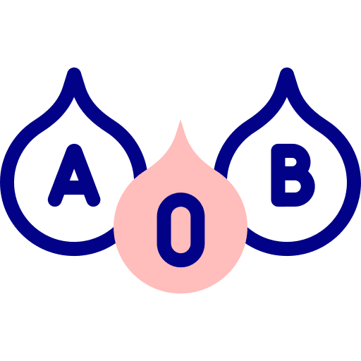 Blood type a healthcare and medical blood donation blood drop icon