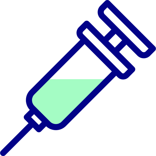 Injection vaccine healthcare and medical drug icon
