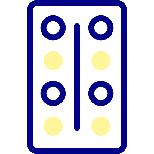 Pill blister medication drug icon