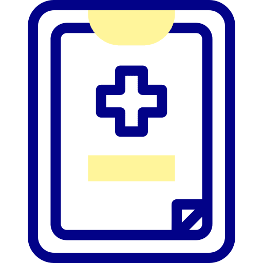 Clipboard cross clipboard medical report icon