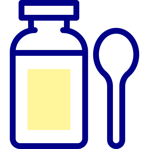 Syrup bottle medicine pharmacy icon