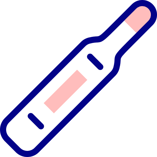 Thermometer healthcare and medical temperature reader electronic device icon