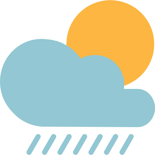 Rain forecast weather rain icon