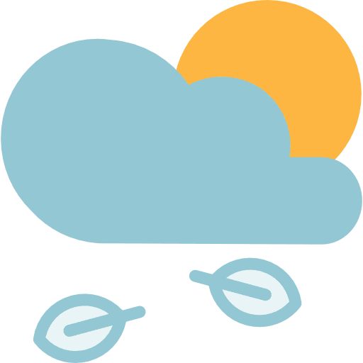 Cloudy forecast cloudy spring icon