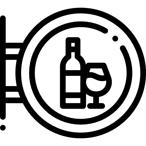 Bar placeholder signs drink icon Bar placeholder signs drink icon