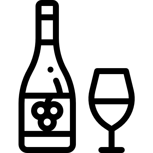 Wine celebration food glass icon Wine celebration food glass icon