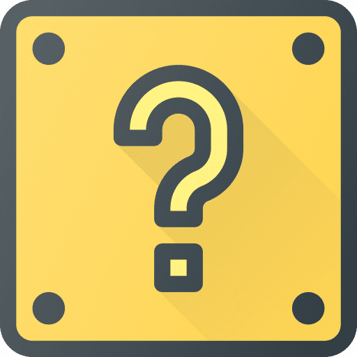 Box question mark gaming box icon