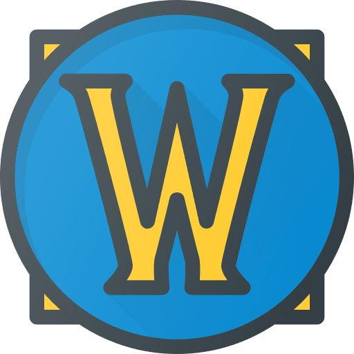 World of warcraft video game gaming streaming icon