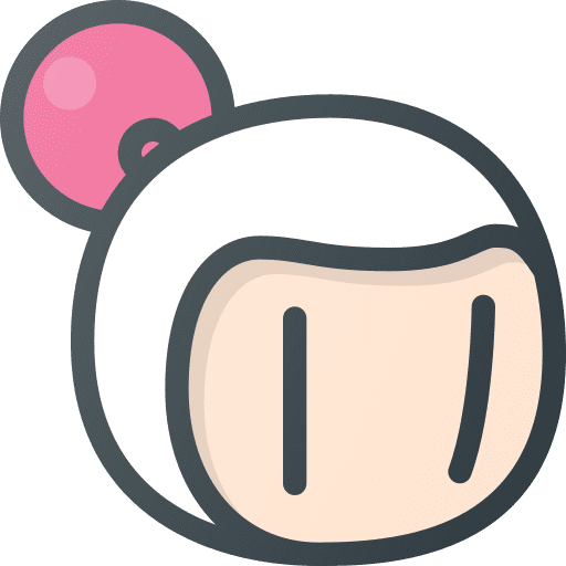 Bomberman character videogame vintage icon Bomberman character videogame vintage icon