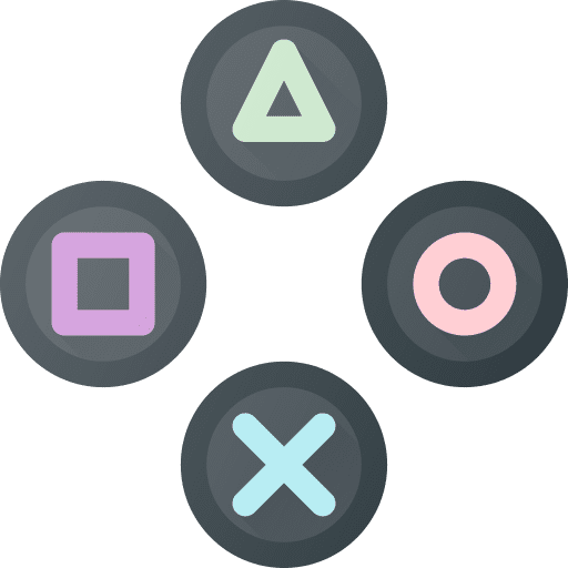 Gamepad signs triangle symbols icon Gamepad signs triangle symbols icon