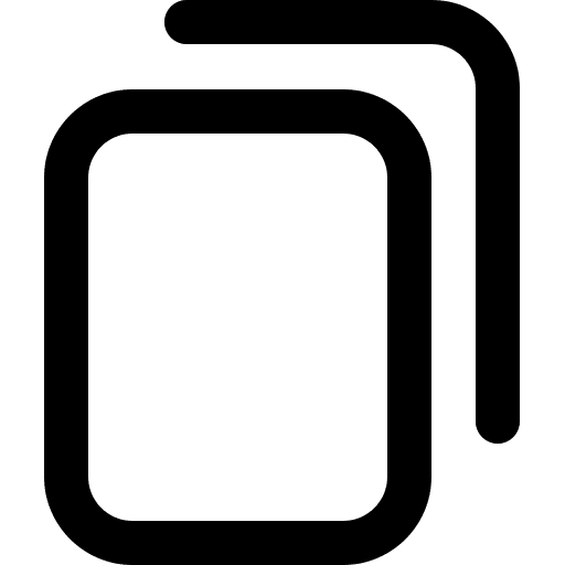 Copy file ui document icon