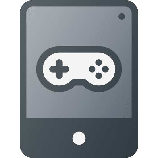 Tablet ipad gaming touch screen icon Tablet ipad gaming touch screen icon
