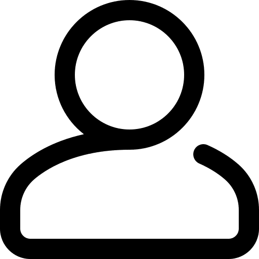 User account profile social icon