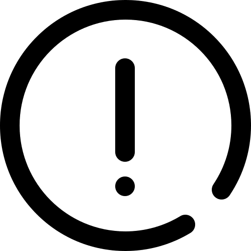 Warning exclamation alert signs icon