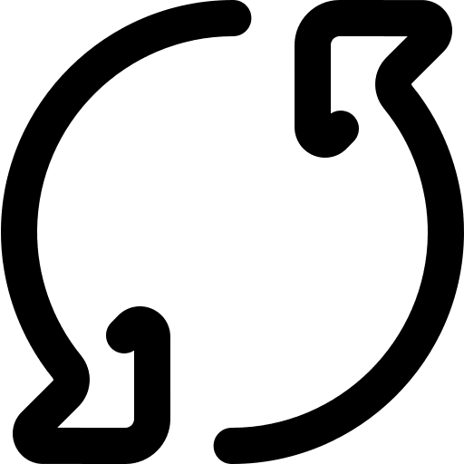 Refresh multimedia arrows direction icon