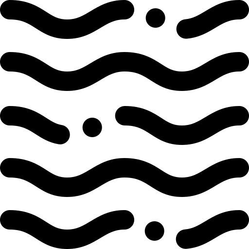 Wind sea wave water icon