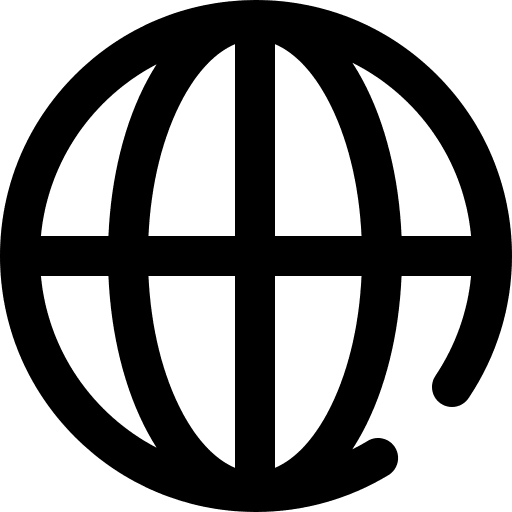 Worldwide earth grid internet worldwide icon