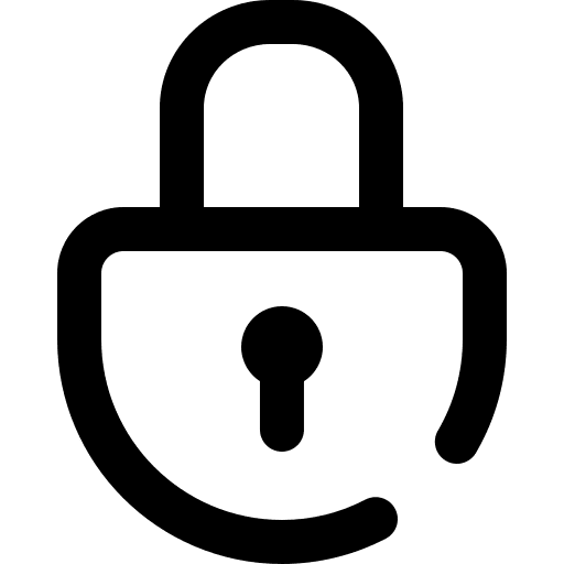 Padlock padlock locked lock icon