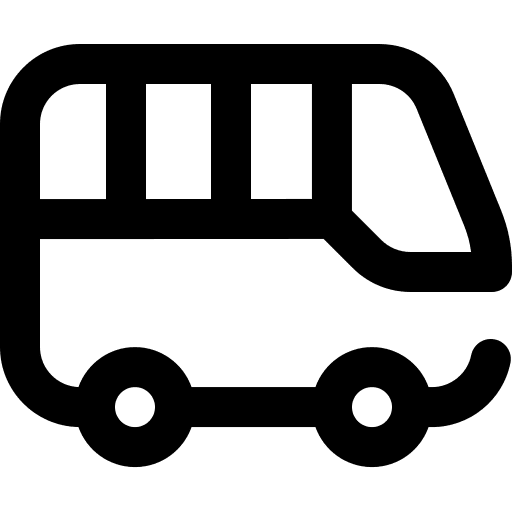 Bus automobile transportation school bus icon