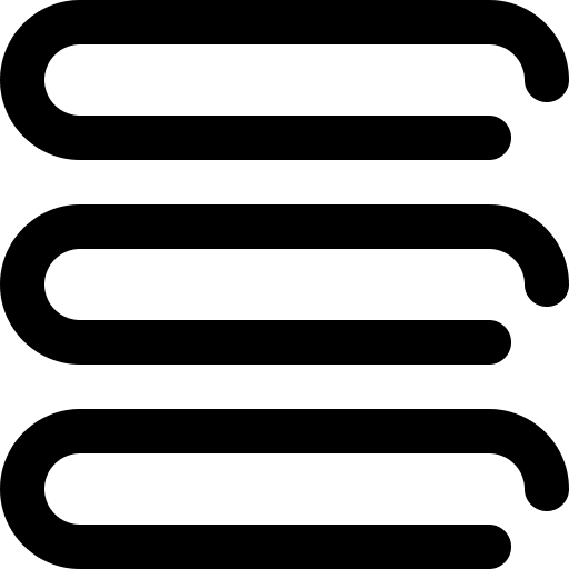 Menu bars button ui icon