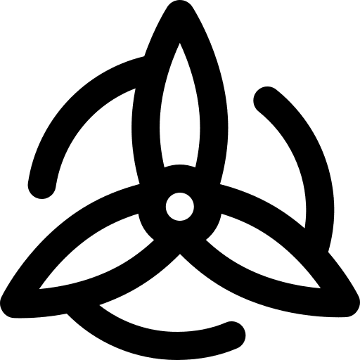 Windmill green energy industry sustainability icon